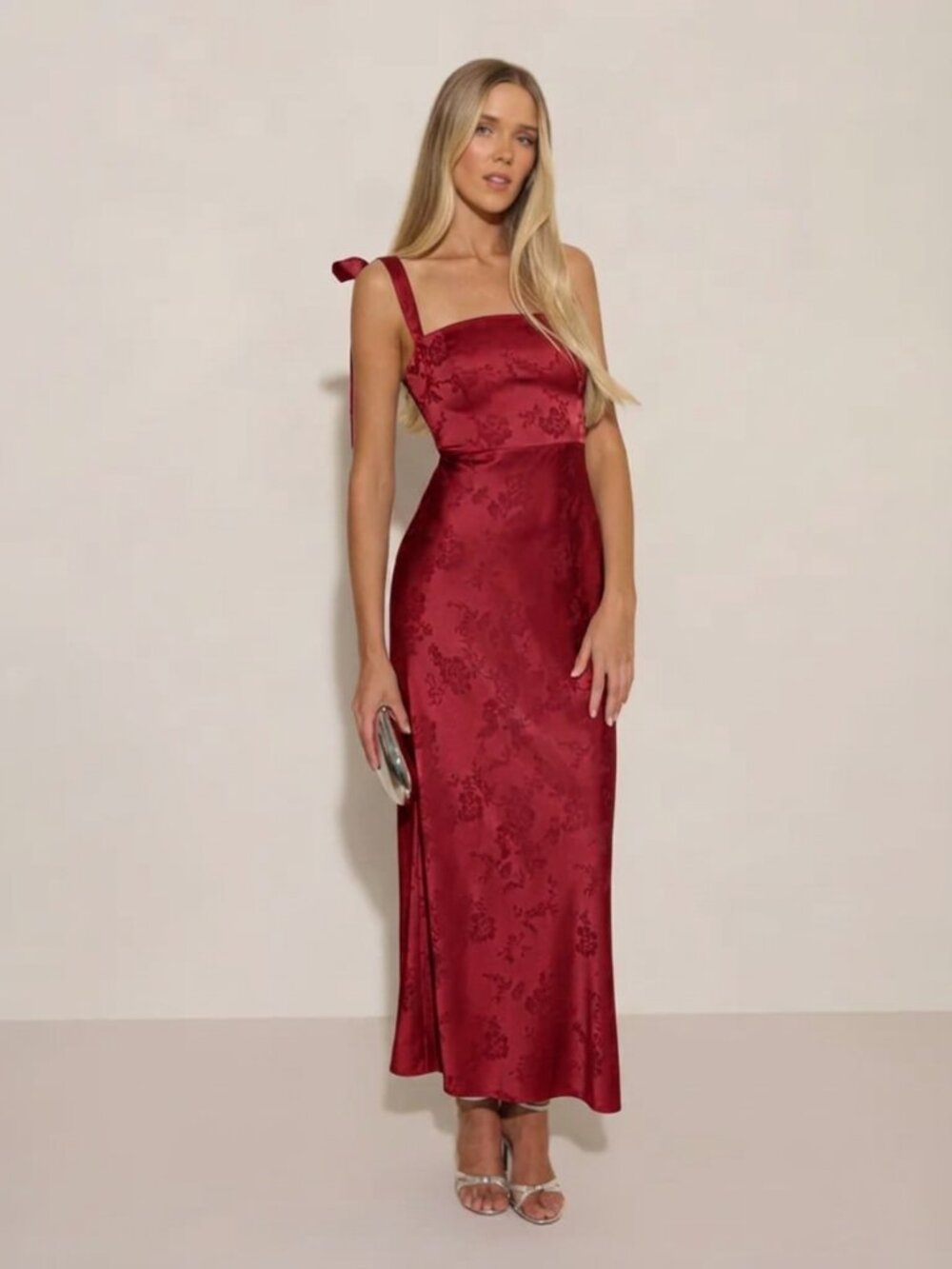 Park & Fifth Dalton Dress in red